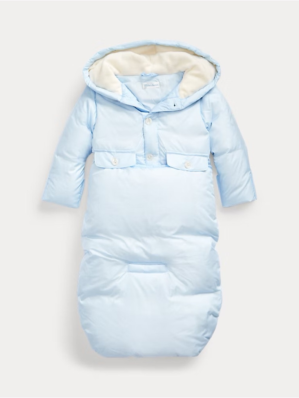Ralph Lauren Down Bunting & Jacket Set Blue Baby Infant Size 9 Month